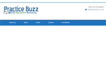 Tablet Screenshot of practicebuzz.com